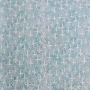 Aqua Colored Faux Leather.